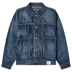 【送料無料】 ネイバーフッド メンズ ジャケット・ブルゾン アウター Neighborhood Washed Denim Jacket Indigo