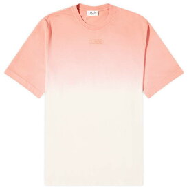 【送料無料】 ランバン メンズ Tシャツ トップス Lanvin Gradient T-Shirt Vanilla