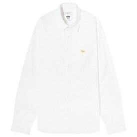 【送料無料】 ジュンヤ ワタナベ メンズ シャツ トップス Junya Watanabe MAN x Maison Kitsune Oxford Shirt White