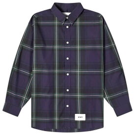 【送料無料】 ダブルタップス メンズ シャツ トップス WTAPS 04 Checked Shirt Navy