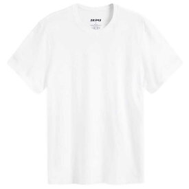 【送料無料】 スキムズ メンズ Tシャツ トップス SKIMS Cotton Classic T-Shirt Chalk