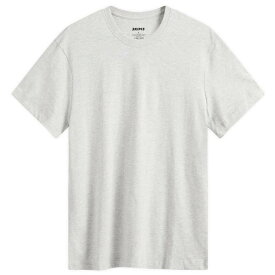 【送料無料】 スキムズ メンズ Tシャツ トップス SKIMS Cotton Classic T-Shirt Light Heather Grey