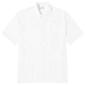 【送料無料】 イザベル マラン レディース シャツ トップス Isabel Marant Bilya Embroidered Short Sleeve Shirt White