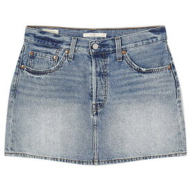 【送料無料】 リーバイス レディース スカート ボトムス Levi's Denim Mini Skirt Blue