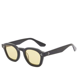AL Y ANZT[ TOXEACEFA S AKILA Logosunglasses Black & Yellow ubN