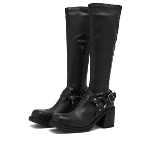 【送料無料】 アクネ ストゥディオズ レディース ブーツ・レインブーツ シューズ Acne Studios Biker Boot Black