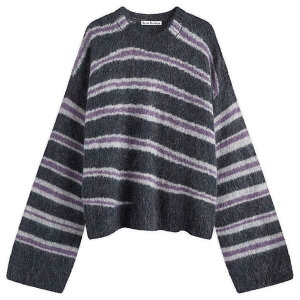 ANl XgDfBIY Y AE^[ jbgEZ[^[ Acne Studios Kwatta Vase Spiral Jumper Dark Grey Melange & Multi O[