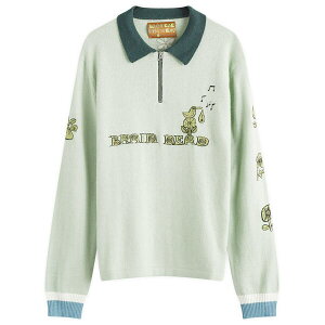 �u���C���f�b�h �����Y �A�E�^�[ �p�[�J�[�E�X�E�F�b�g �n�[�t�W�b�v �V���c Brain Dead Lex Half Zip Sweatshirt Mint �~���g