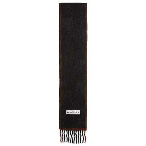 ANl XgDfBIY Y ANZT[ }t[EXg[EXJ[t Acne Studios Vally Solid Scarf Black ubN