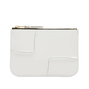yz RfM\ Y z ANZT[ Comme des Garcons Wallet SA8100RH Reversed Hem Wallet White
