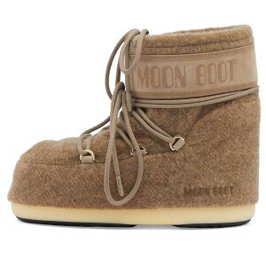 ���[���u�[�c ���f�B�[�X �V���[�Y �u�[�c�E���C���u�[�c Moon Boot Low Icon Felt Beige Melange �x�[�W��