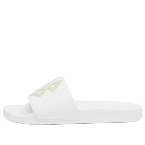 oVAK Y V[Y T_ Balenciaga Pool Slide White & Yellow zCg