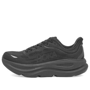 zbJIlIl fB[X V[Y Xj[J[ HOKA ONE W Bondi 9 Sneaker Black & Black ubN