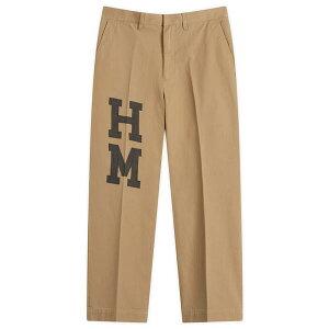 �q���[�}�����C�h �����Y �{�g���X �J�W���A���p���c Human Made Wide Chino Pants Beige �x�[�W��