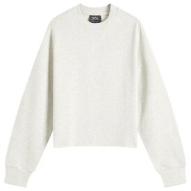 アーペーセー レディース アウター パーカー・スウェット シャツ A.P.C. Label F Sweatshirt Heathered Ecru エクリュ