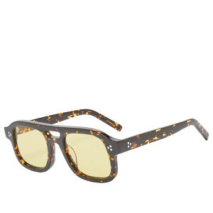 AL Y ANZT[ TOXEACEFA AKILA Dillinger Sunglasses Tortoise & Yellow CG[