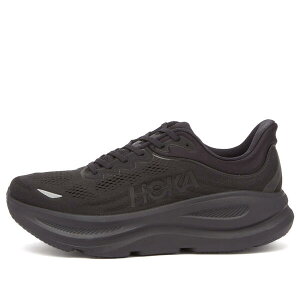 �z�b�J�I�l�I�l �����Y �V���[�Y �X�j�[�J�[ HOKA ONE M Bondi 9 Sneaker Black & Black �u���b�N