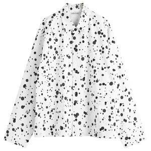 ���C�G���V�[ �����Y �g�b�v�X �V���c YMC PJ Overshirt White & Black �z���C�g