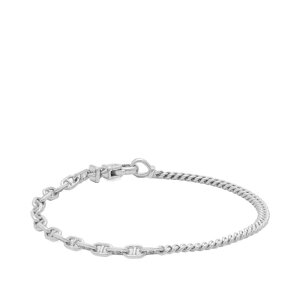 �g���E�b�h �����Y �A�N�Z�T���[ �u���X���b�g�E�o���O���E�A���N���b�g Tom Wood Rue Bracelet Silver �V���o�[