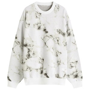 ���j�t�H�[���G�N�X�y�������g �����Y �A�E�^�[ �j�b�g�E�Z�[�^�[ Uniform Experiment Marble Jacquard Knit Sweater White �z���C�g