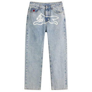 �A�C�X�N���[�� �����Y �{�g���X �f�j���p���c �X�g���[�g �W�[���Y ICECREAM Running Dog Straight Leg Denim Jeans Heavy Wash Blue �u���[
