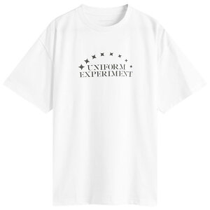 ���j�t�H�[���G�N�X�y�������g �����Y �g�b�v�X T�V���c ���S Uniform Experiment Stencilogo T-Shirt White �z���C�g