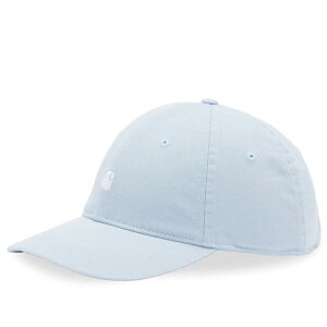�J�[�n�[�g �����Y �A�N�Z�T���[ �X�q �L���b�v ���S Carhartt WIP Madison Logo Cap Blue Fog & White �z���C�g