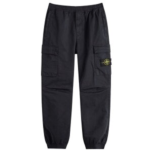 �X�g�[���A�C�����h �����Y �{�g���X �J�W���A���p���c T�V���c Stone Island Sateen Cargo Jogger Pants Navy Blue �l�C�r�[