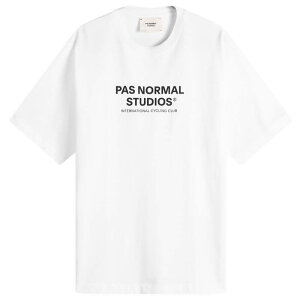 �p�X �m�[�}�� �X�^�W�I �����Y �g�b�v�X T�V���c ���S Pas Normal Studios Off-Race Logo T-Shirt White �z���C�g