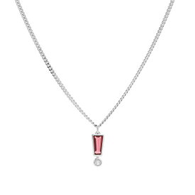 ミアンサイ メンズ アクセサリー ネックレス・チョーカー・ペンダントトップ レース Miansai Exclamation Point Pendant Necklace Garnet & White ホワイト