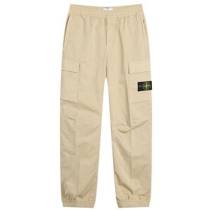 �X�g�[���A�C�����h �����Y �{�g���X �J�W���A���p���c T�V���c Stone Island Sateen Cargo Jogger Pants Desert �X�g�[��