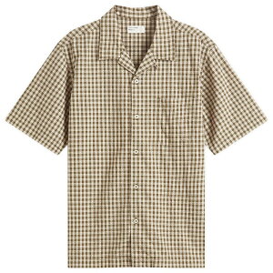 ���j�o�[�T�����[�N�X �����Y �g�b�v�X �V���c Universal Works Dobby Check Road Shirt Olive �I���[�u