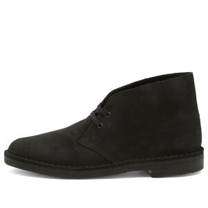 N[NX Y V[Y u[cECu[c Clarks Originals Desert Boot Black Suede ubN