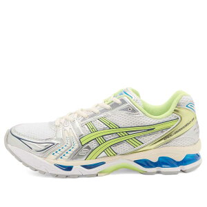 AVbNX Y V[Y Xj[J[ Asics GEL-Kayano 14 Sneaker White & Lime Green zCg