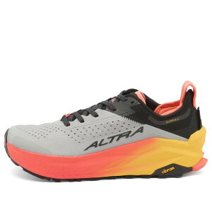 �A���g�� �����Y �V���[�Y �X�j�[�J�[ Altra Olympus 6 Sneaker Gray & Red �O���[