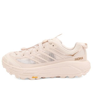 zbJIlIl Y V[Y Xj[J[ HOKA ONE U Mafate Three2 Grid Sneakerose Cream & Stucco N[