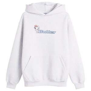�o�^�[�O�b�Y �����Y �A�E�^�[ �p�[�J�[�E�X�E�F�b�g ���S Butter Goods x Peanutspike Logo Hoodie Ash �A�b�V��