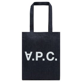 アーペーセー レディース バッグ デニム A.P.C. Laure Denim Tote Bag Indigo インディゴ