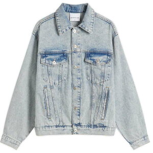 �G���P�[�A�C �����Y �A�E�^�[ �W���P�b�g�E�u���]�� �f�j�� MKI Denim Trucker Jacket Bleach Wash �f�j��