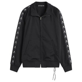 マスターマインド メンズ アウター ジャケット・ブルゾン MASTERMIND WORLD Side Taped Track Jacket Black ブラック