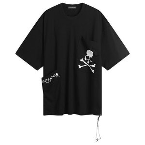 }X^[}Ch Y gbvX TVc MASTERMIND WORLD Multi Pocket Short Sleeve T-Shirt Black ubN