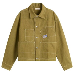 �X�g�[���[�G���G�t�W�[ ���f�B�[�X �A�E�^�[ �W���P�b�g�E�u���]�� Story mfg. Story mfg Station Canvas Wonky-Wear Jacket Olive �I���[�u