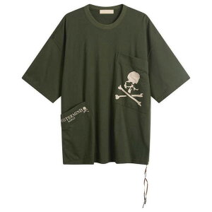 }X^[}Ch Y gbvX TVc Mastermind World Multi Pocket Short Sleeve T-Shirt Olive I[u