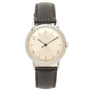 ^CbNX fB[X ANZT[ rv Timex Marlin Hand-Wound Watch Black & Silver ubN