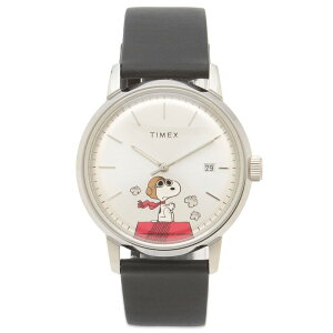 ^CbNX Y ANZT[ rv Timex Peanuts Marlin Automatic 40mm Watch Silver & Black ubN