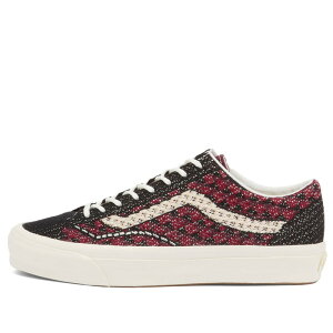oY Y V[Y Xj[J[ Vans LX Old Skool 36 EK sneaker Geo Check Bordeaux `FbN