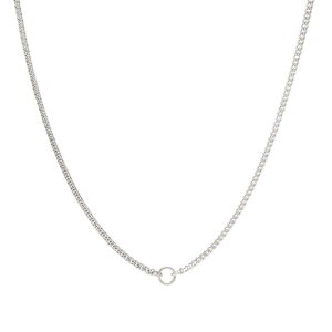 }^}WF fB[X ANZT[ lbNXE`[J[Ey_ggbv [X S MM6 Maison Margiela Logo Pendant Necklace Silver Vo[