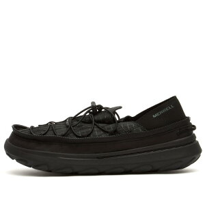 ������ �����Y �V���[�Y �X�j�[�J�[ Merrell Hut Moc 2 Packable Sneakers Black �u���b�N