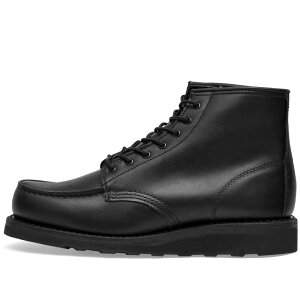 bhEBO fB[X V[Y u[cECu[c Red Wing Women's 3380 Heritage 6" Moc Toe Boot All Black Boundary ubN
