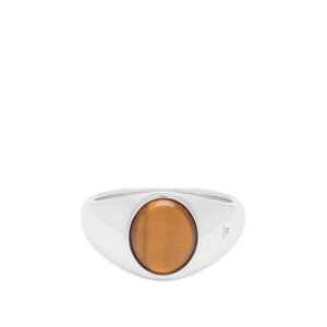 �g���E�b�h �����Y �A�N�Z�T���[ �w�� Tom Wood Kim Tiger Eye Ring Silver �V���o�[